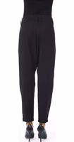 Black Polyester Women Pant 3
