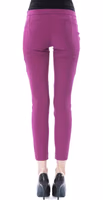 Purple Polyester Women Pants 3