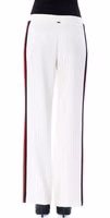 White Polyester Women Pants 3