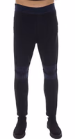 Black Viscose Men Pants 1