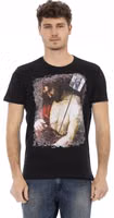 Black Cotton Men's T-Shirt 1