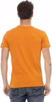 Orange Cotton Men's T-Shirt 3