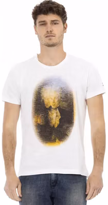 White Cotton Men's T-Shirt