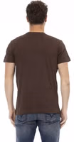 Brown Cotton Men T-Shirt 3