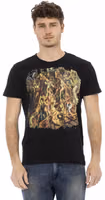 Black Cotton Men's T-Shirt 1