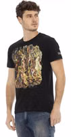 Black Cotton Men's T-Shirt 2