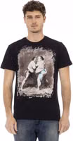 Black Cotton Men T-Shirt 1
