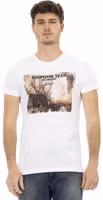 White Cotton Men's T-Shirt 1