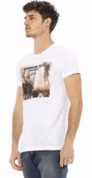 White Cotton Men's T-Shirt 2