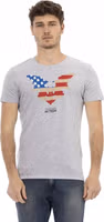 Gray Cotton Men T-Shirt 1