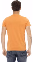 Orange Cotton Men's T-Shirt 3