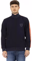 Blue Polyester Men Sweatshirt 1