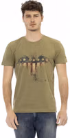 Green Cotton Men's T-Shirt 1