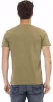 Green Cotton Men's T-Shirt 3