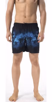 Black Polyester Men Swim Short 1