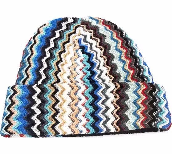 Multicolor Wool Men Hat