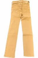 Beige Cotton Women Jeans 3
