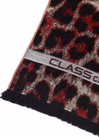 Burgundy Wool Men Scarf 2