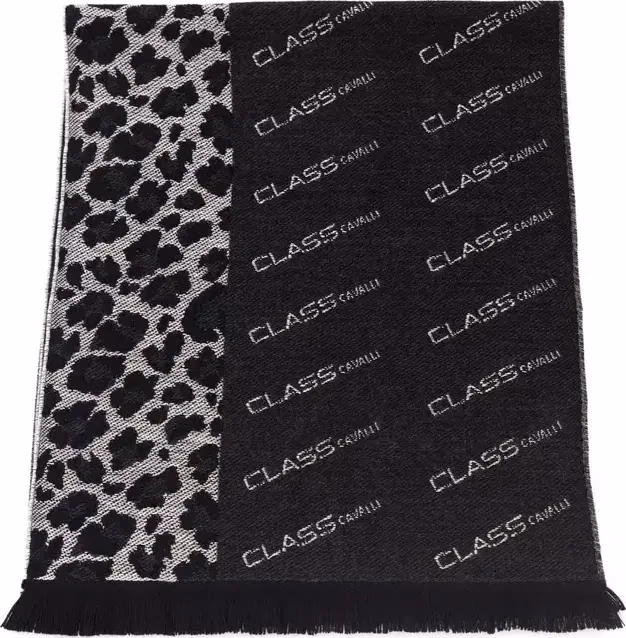 Black Wool Men Scarf