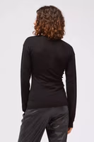 Black Wool Women Sweater 3