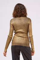 Gold Wool Women Sweater 3