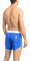 شورت سباحة رجالي أزرق من البوليستر 2