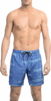 Blue Polyester Men Swim Short 1