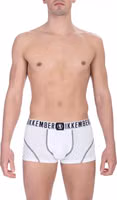 White Cotton Men's Trunk Underwear Pack 1