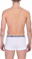 White Cotton Men's Trunk Underwear Pack 2