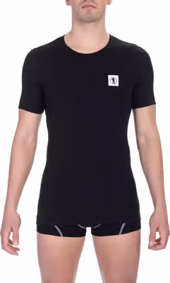Black Cotton Men T-Shirt Twin Pack