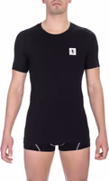 Black Cotton Men T-Shirt 1