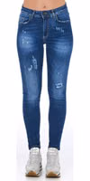Blue Other Fibres Women Jeans 1