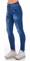 Blue Other Fibres Women Jeans 2