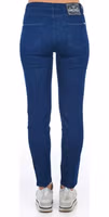 Blue Cotton Women Skinny Jean 4