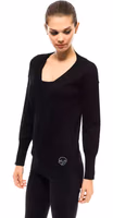 Black Wool Women Sweater 2