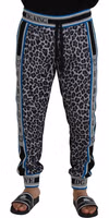 Multicolor DG King Leopard Print Jogger Pants 1