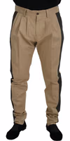 Brown Black Cotton Chino Men Pants 1