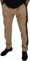 Brown Black Cotton Chino Men Pants 4