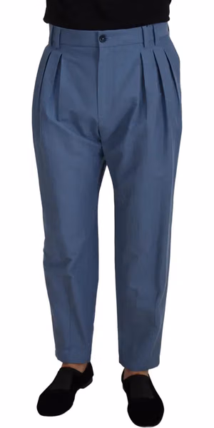 Blue Linen Chino Formal Pants