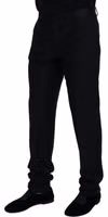 Black Wool Chino Formal Pants 2