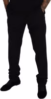 Black Wool Chino Formal Pants 4