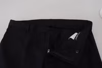 Black Wool Chino Formal Pants 5