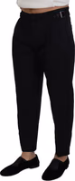 Black Cotton Chino Formal Pants 2