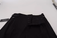Black Cotton Chino Formal Pants 4