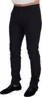 Black Wool Chino Formal Pants 2