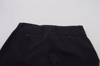Black Wool Chino Formal Pants 5