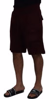 Maroon Bermuda Cargo Men Shorts 2
