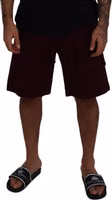 Maroon Bermuda Cargo Men Shorts 4
