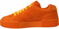 حذاء رياضي من الجلد البرتقالي بإصدار بي. جاي. تاكر 4
