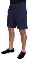 Blue Chinos Cotton Stretch Casual Shorts 2